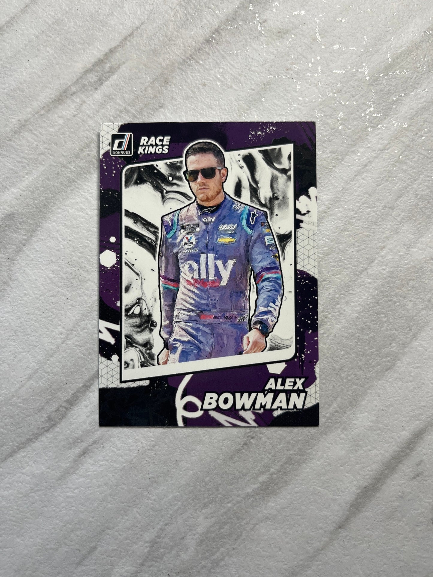 Alex Bowman - 2022 Donruss Racing NASCAR Race Kings insert card