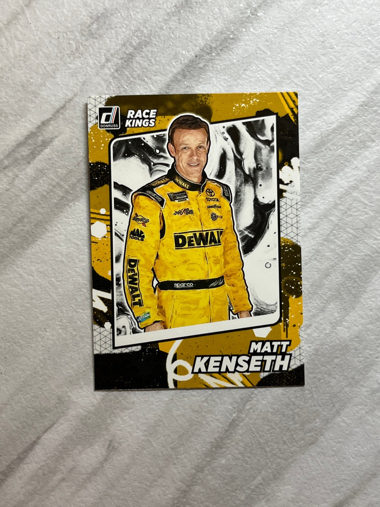 Matt Kenseth - 2022 Donruss Racing NASCAR Race Kings insert card