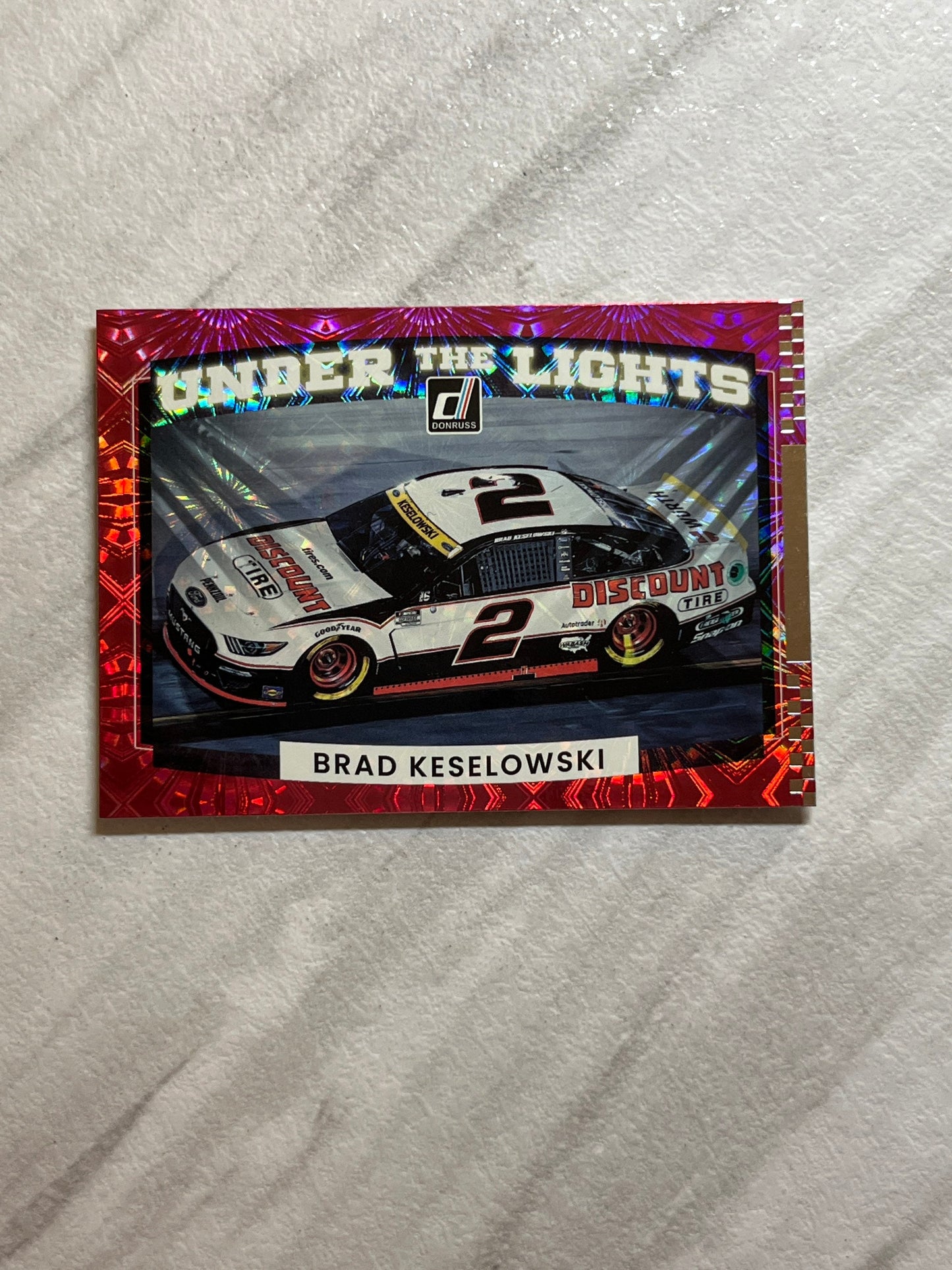 Brad Keselowski - 2022 Donruss Racing UNDER the LIGHTS insert card - NASCAR