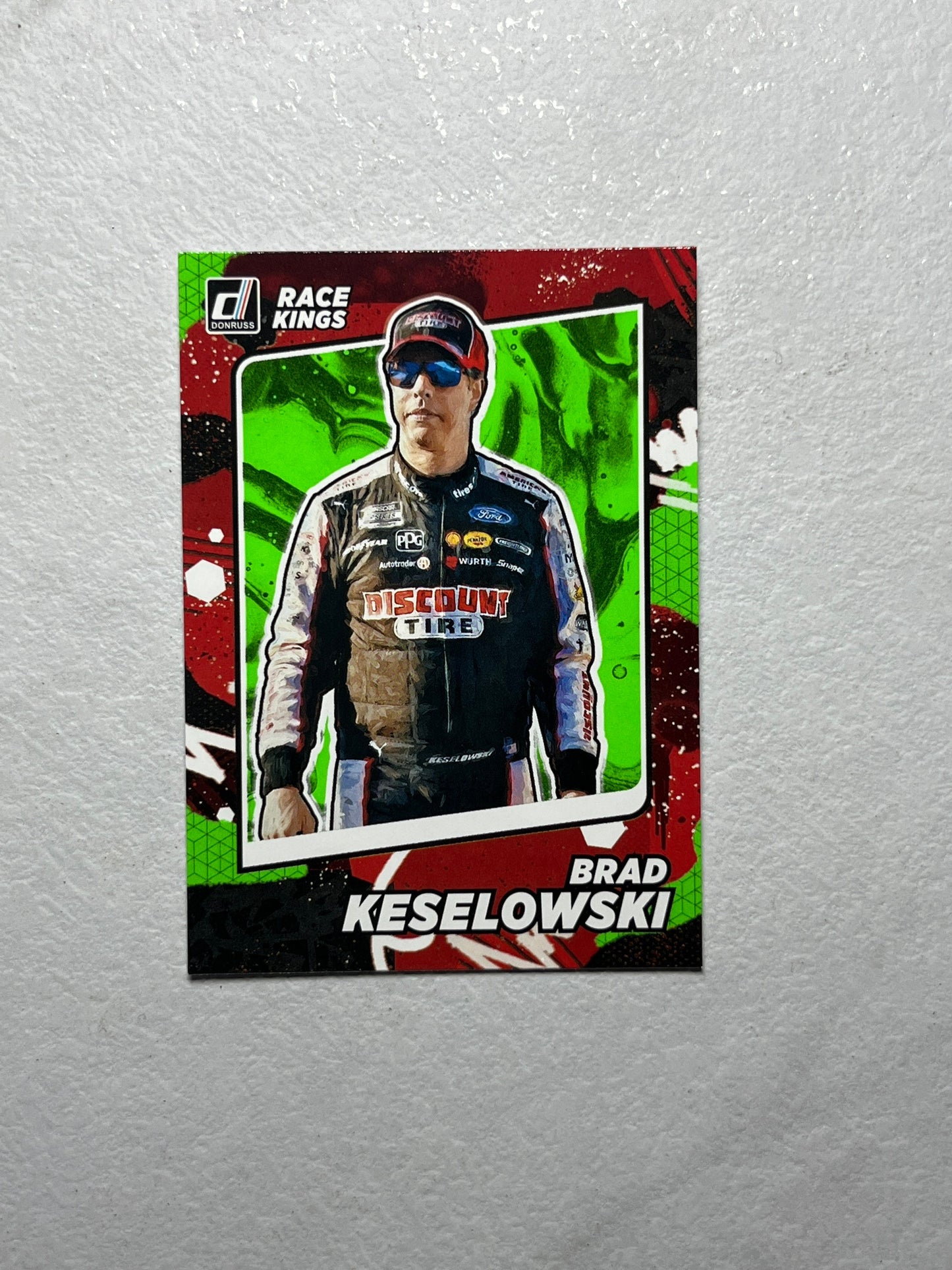 Brad Keselowski - 2022 Donruss Racing Race Kings Lime GREEN PARALLEL NASCAR