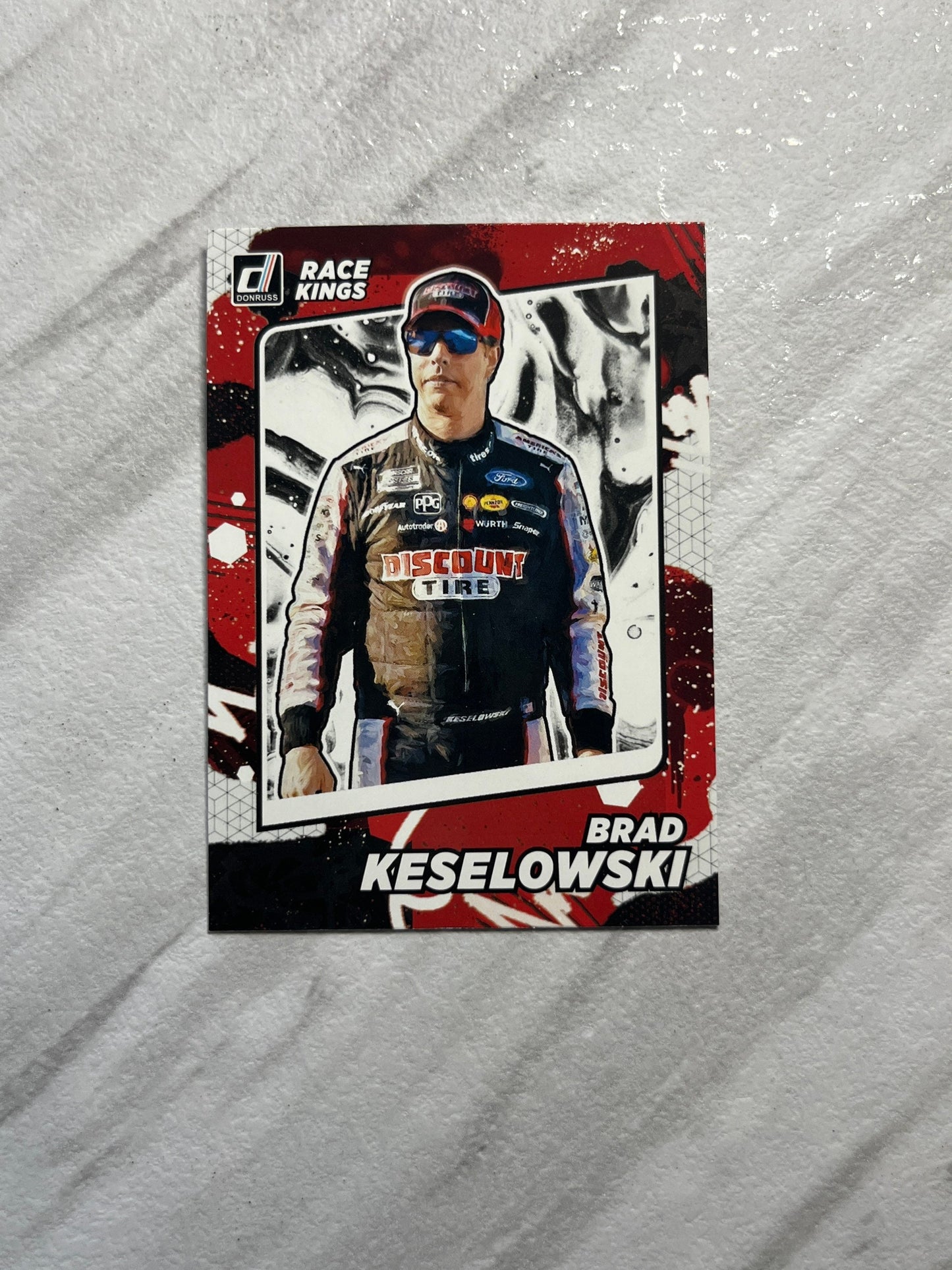 Brad Keselowski - 2022 Donruss Racing NASCAR Race Kings insert card