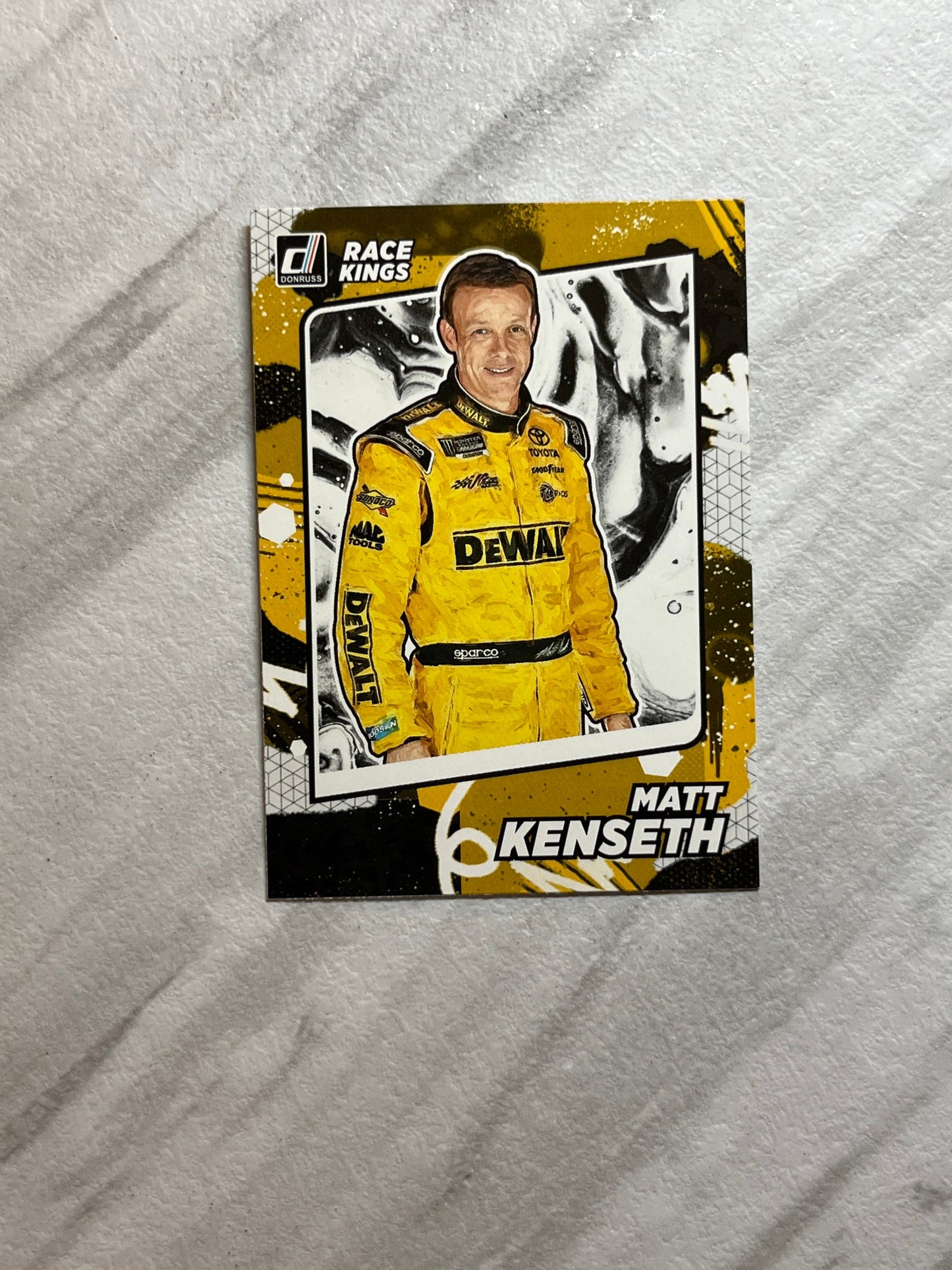 Matt Kenseth - 2022 Donruss Racing NASCAR Race Kings insert card