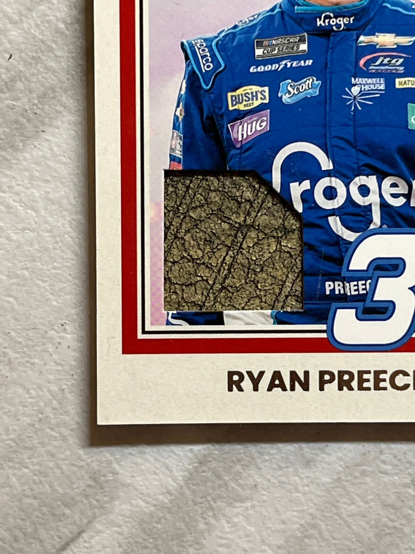 Ryan Preece - 2022 Donruss Racing NASCAR (RETRO RELIC Card) Race Day Used Tire