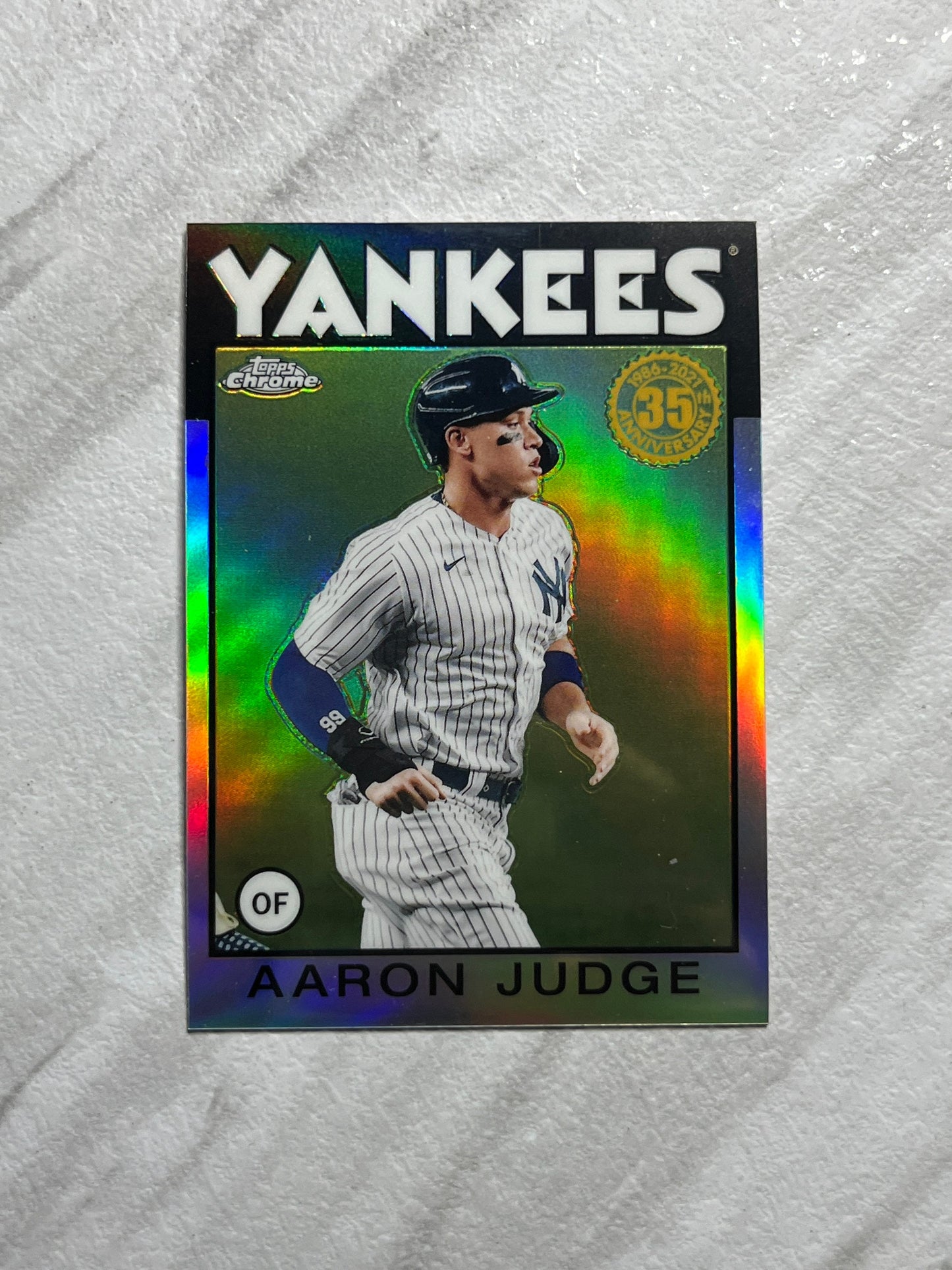 Aaron Judge - 2021 Topps Chrome Refractor #86BC-1 New York Yankees