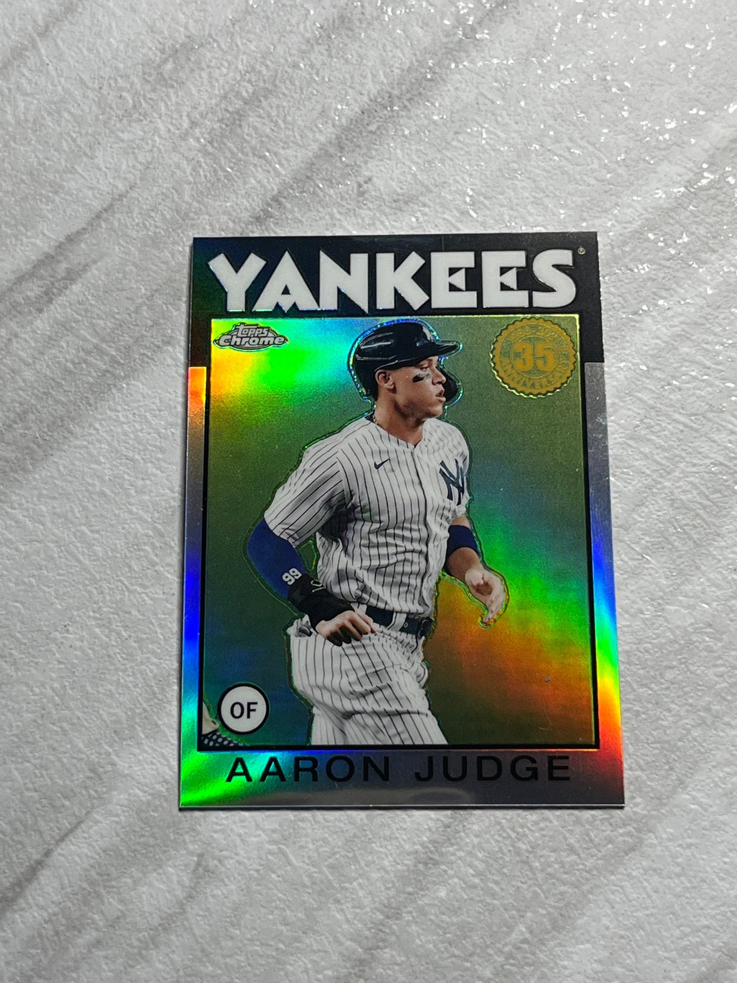 Aaron Judge - 2021 Topps Chrome Refractor #86BC-1 New York Yankees