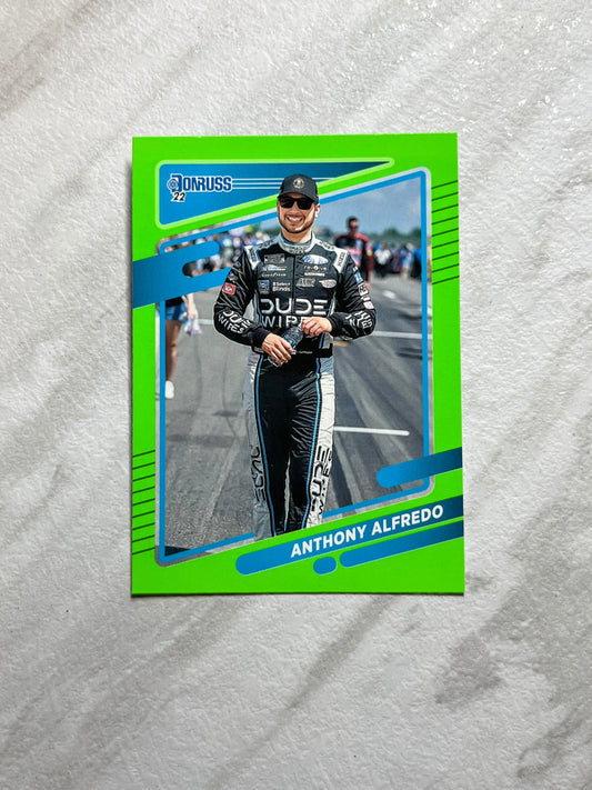 Anthony Alfredo - 2022 Donruss NASCAR Racing LIME GREEN card