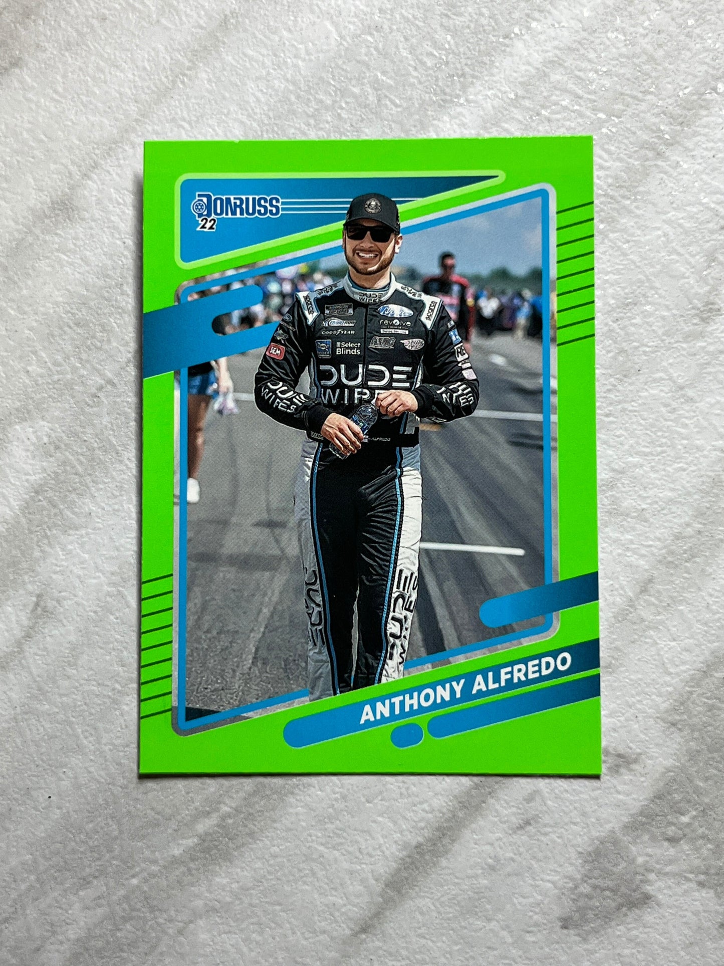 Anthony Alfredo - 2022 Donruss NASCAR Racing LIME GREEN card