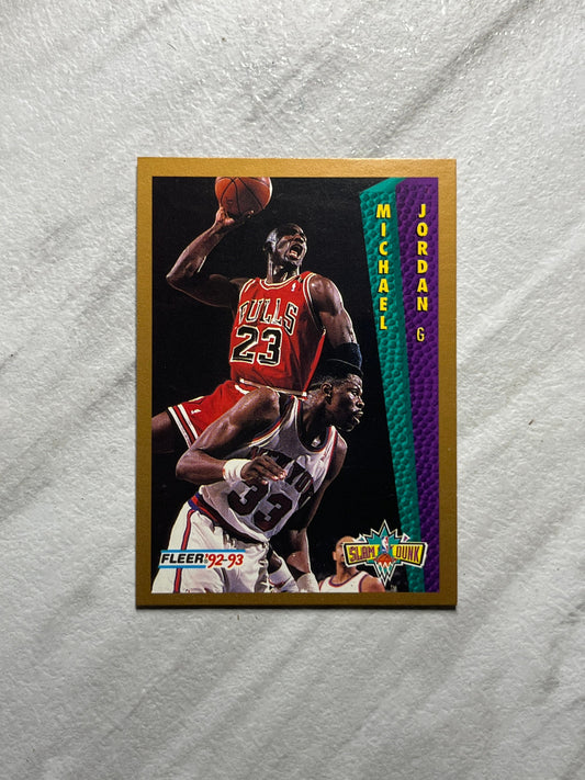 Michael Jordan - 1992 Fleer Basketball card #273 Chicago Bulls NBA HOF