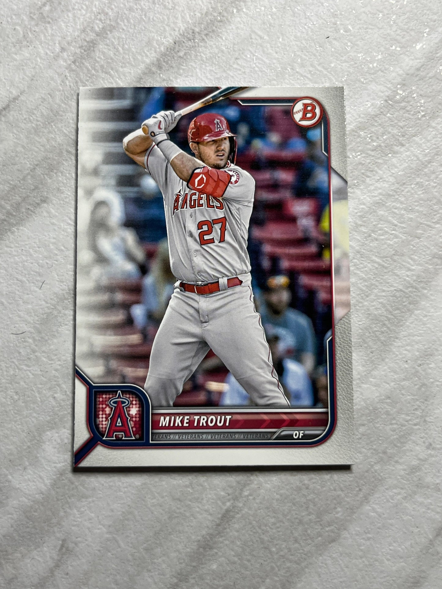 Mike Trout - 2022 Bowman Los Angeles Angels baseball card #32 MVP