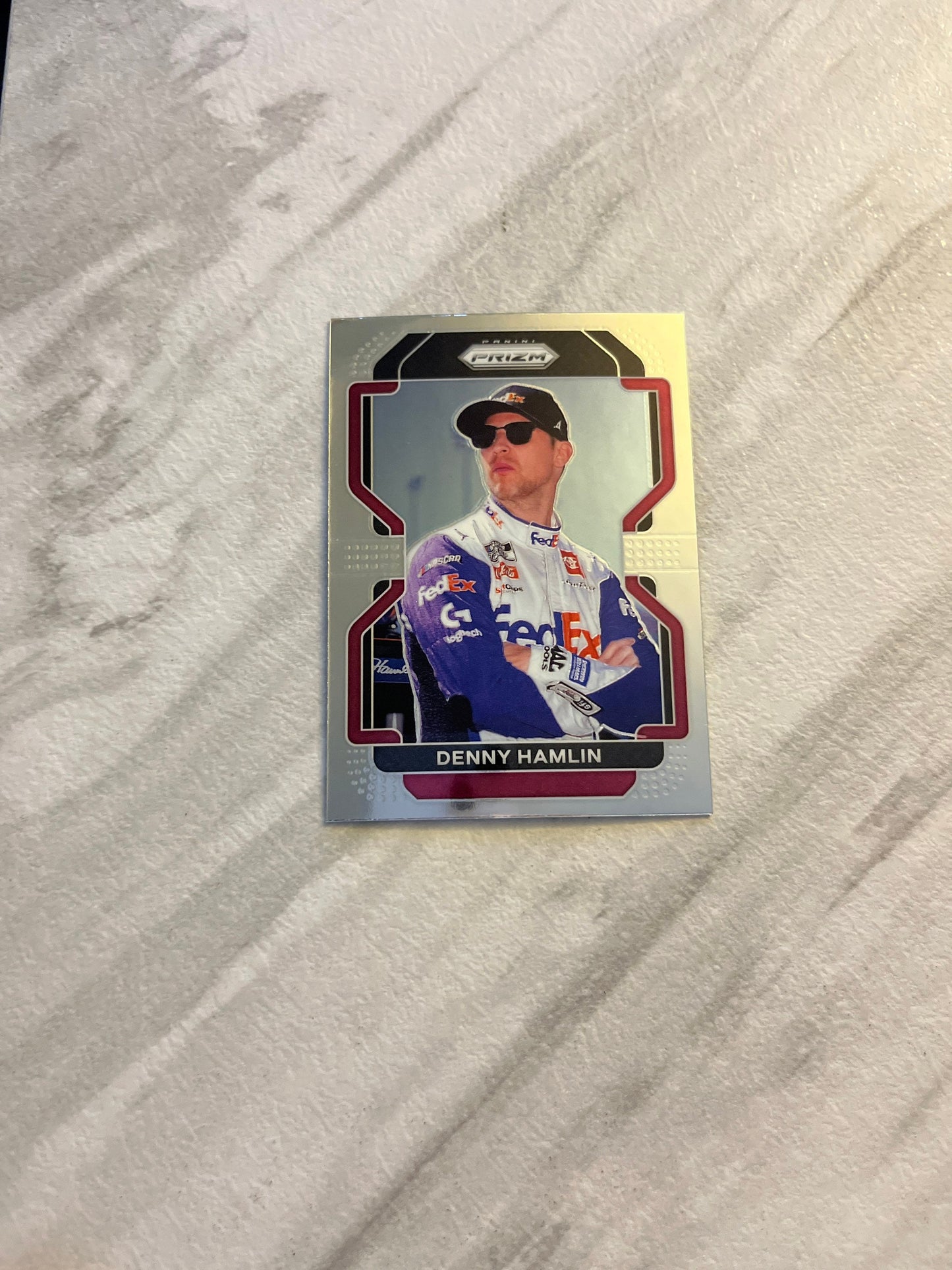 Denny Hamlin - 2022 Panini Prizm NASCAR Racing base card