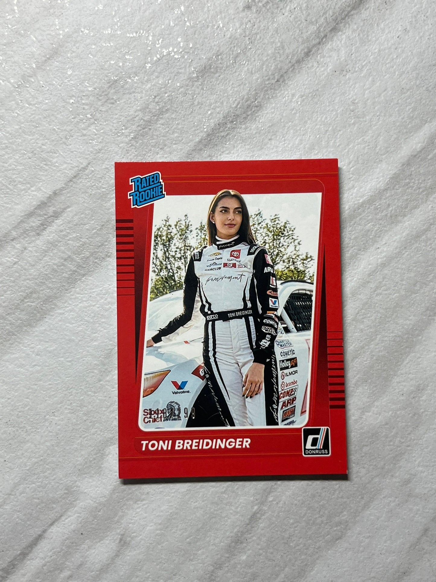 Toni Breidinger - 2022 Donruss Racing NASCAR Rated Rookies RED PARALLEL Limited #118 of /299