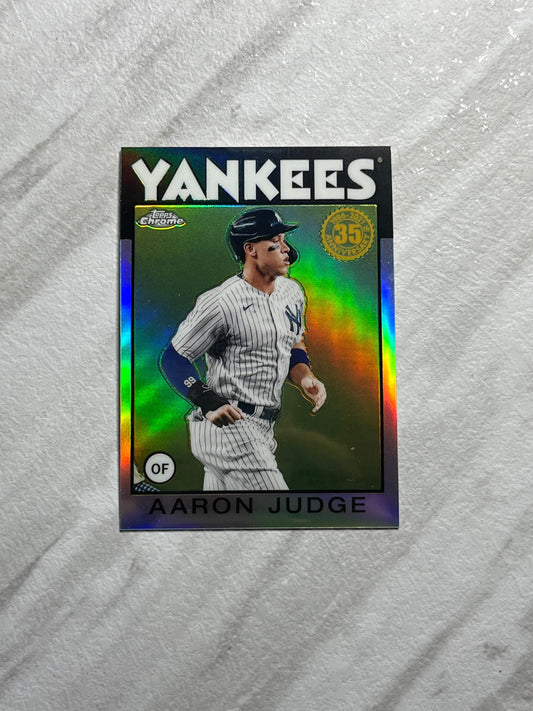 Aaron Judge - 2021 Topps Chrome Refractor #86BC-1 New York Yankees