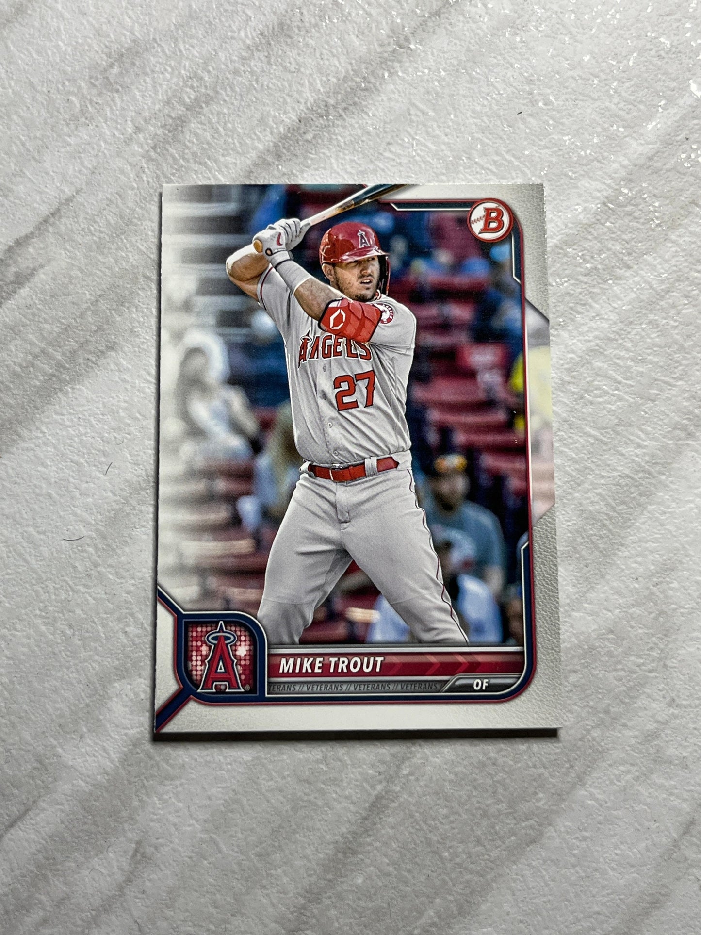 Mike Trout - 2022 Bowman Los Angeles Angels baseball card #32 MVP