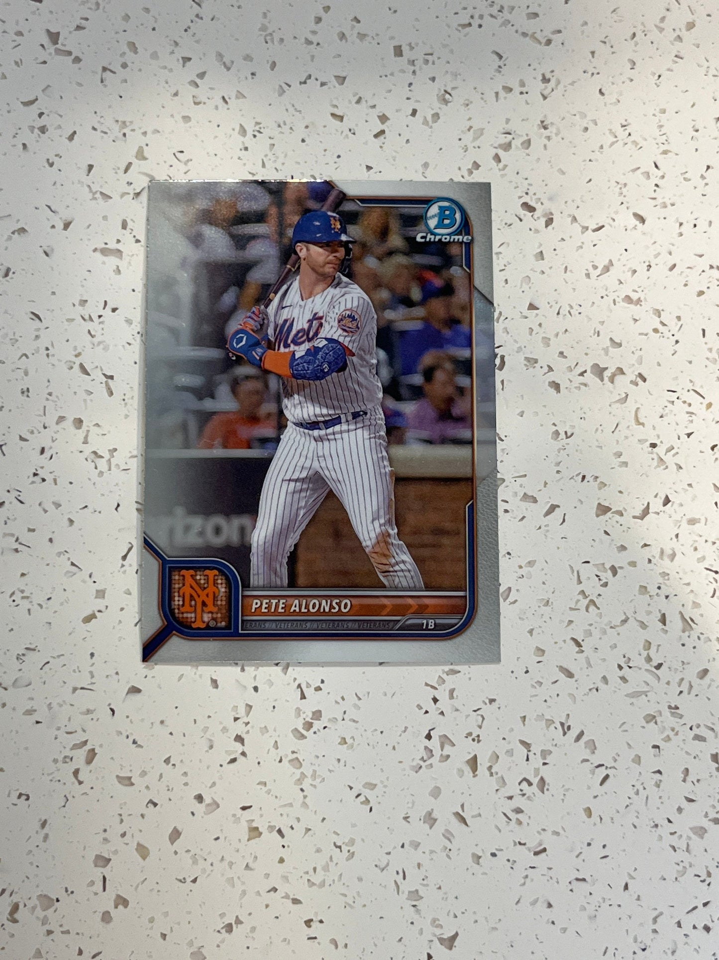 Pete Alonso - 2022 Bowman Chrome New York Mets MLB baseball card