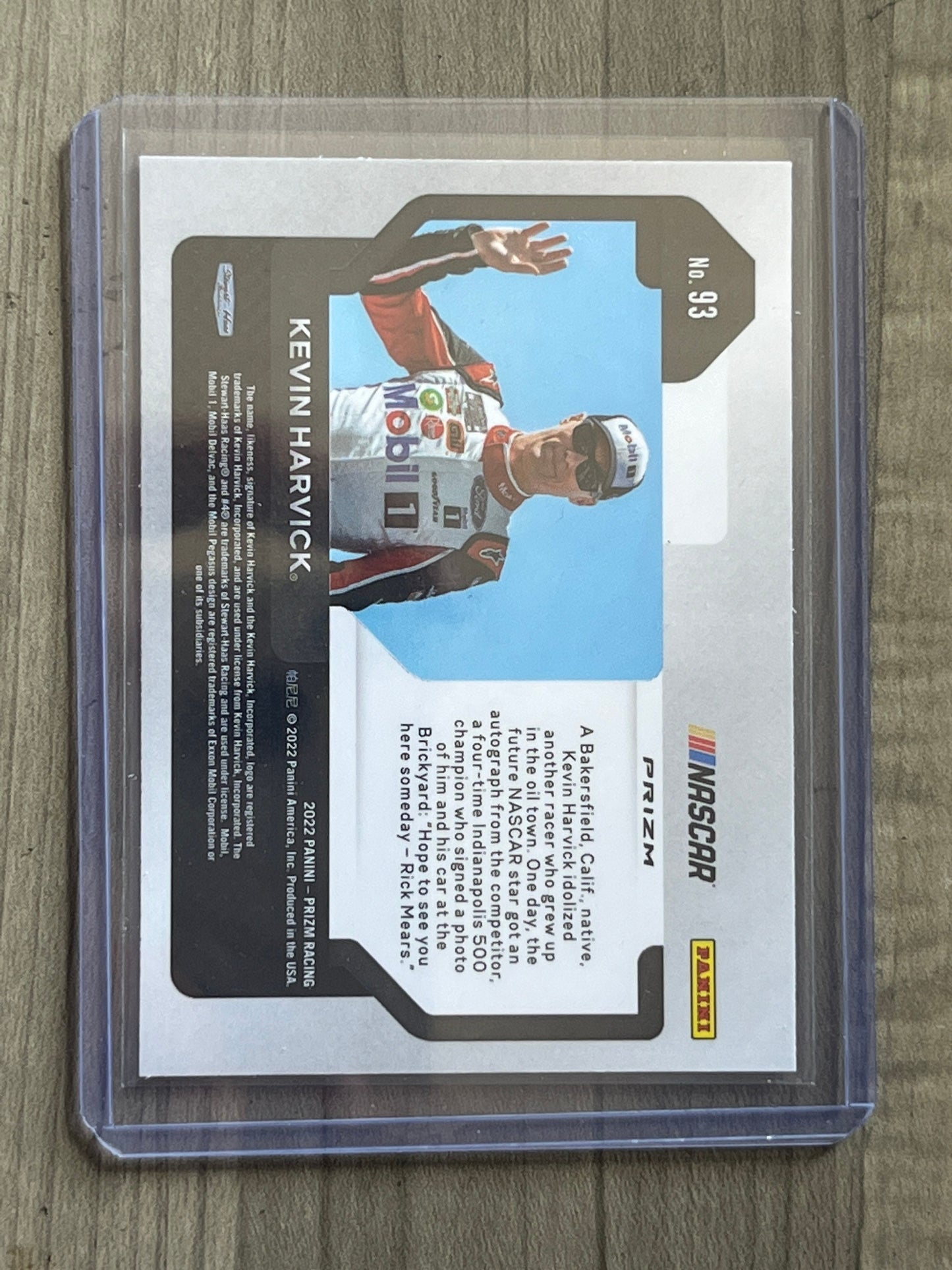 Kevin Harvick - RARE 2022 Panini Prizm Racing Nascar Zebra Prizms SSP Case Hit Super Rare