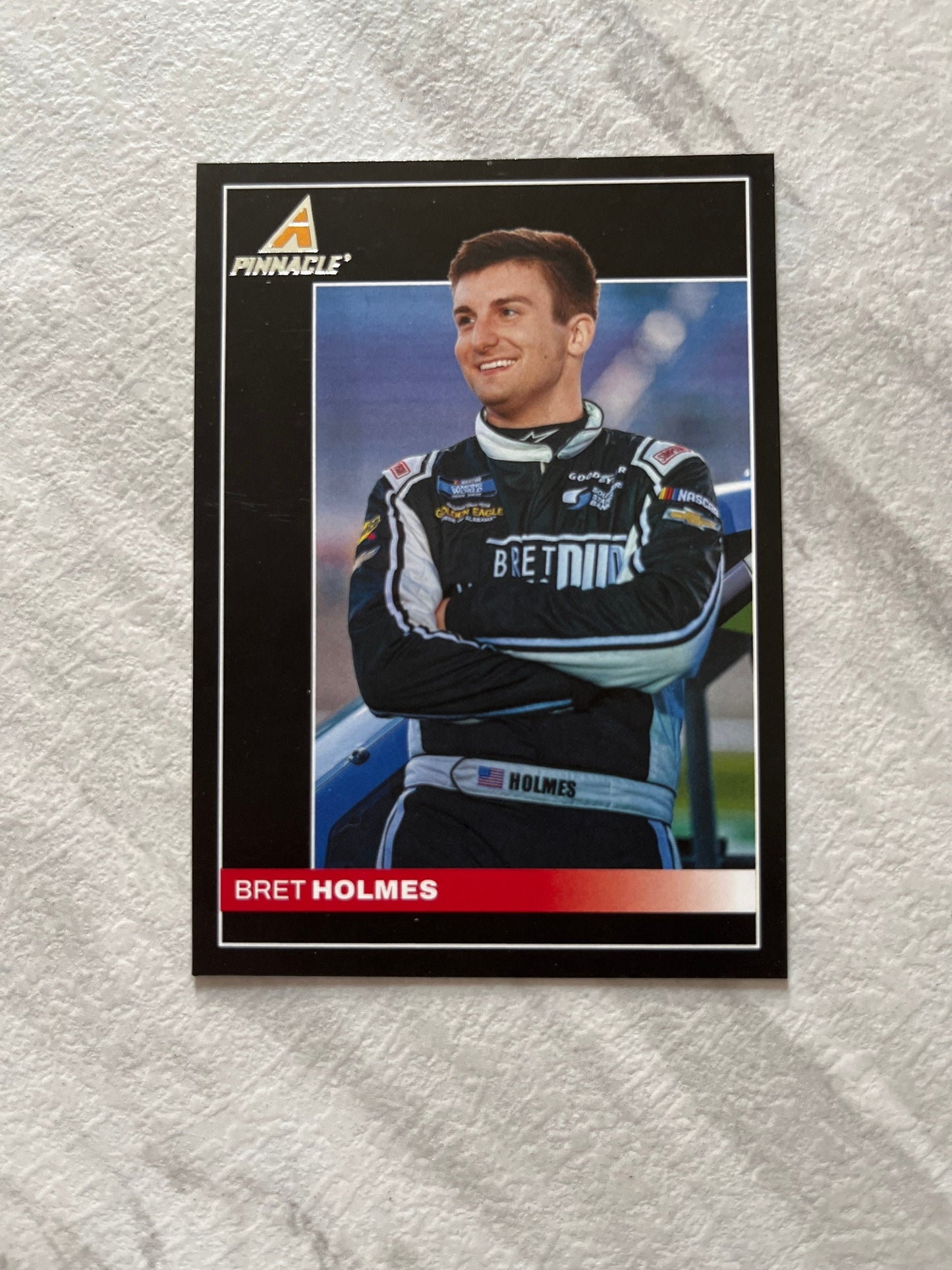 Bret Holmes - 2022 Panini Chronicles Pinnacle card #17 - NASCAR Racing cards