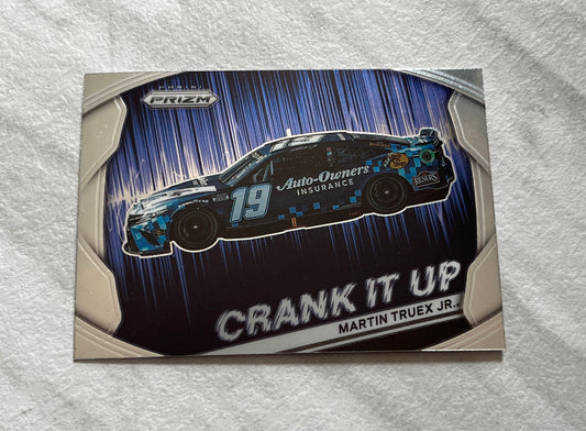 Martin Truex Jr - 2022 Panini Prizm Racing NASCAR Crank It Up #C-10 insert cards (car card)