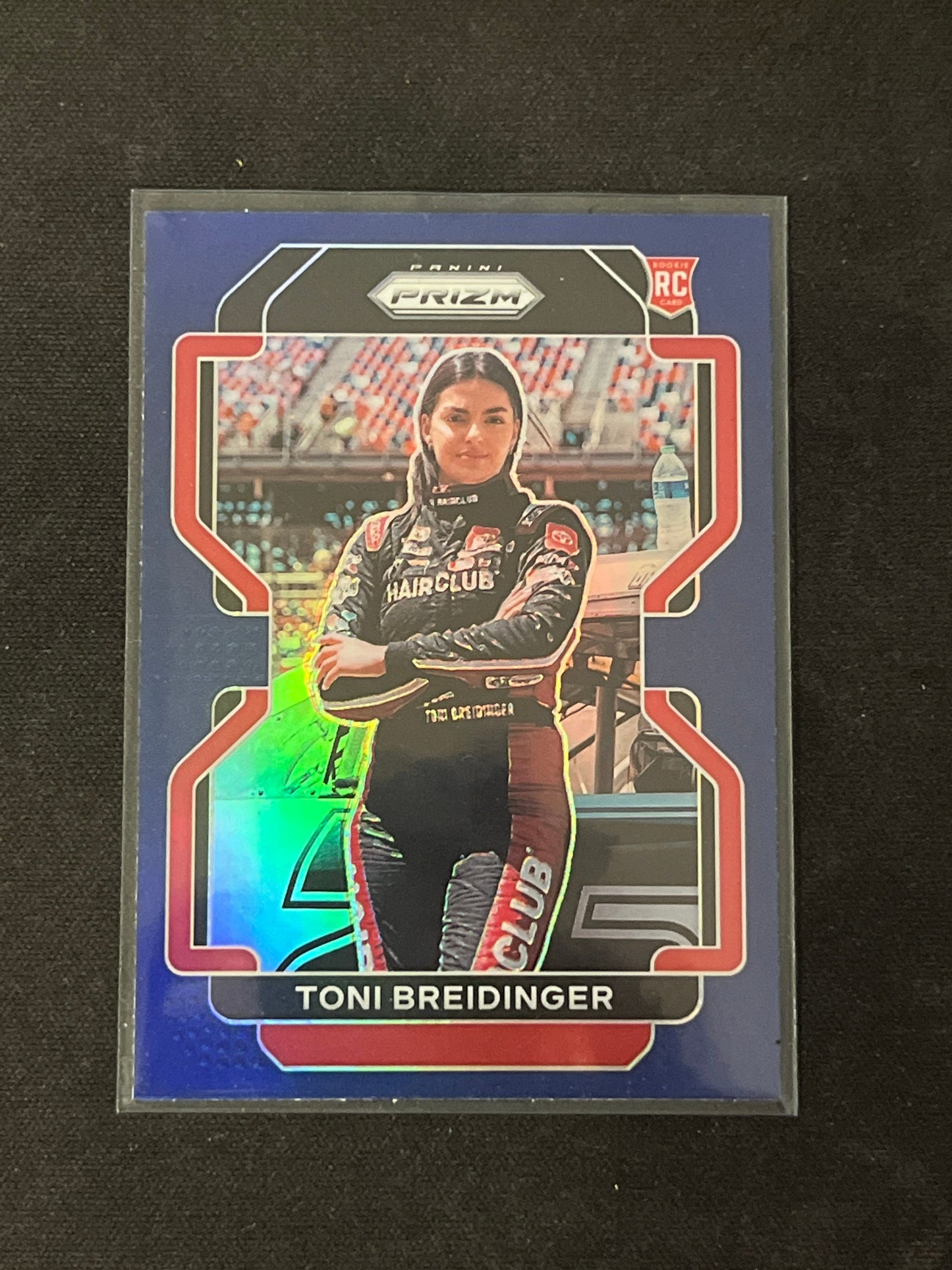 Toni Breidinger - 2022 Panini Prizm Racing NASCAR - Blue Prizm - NASCAR rookie card RC