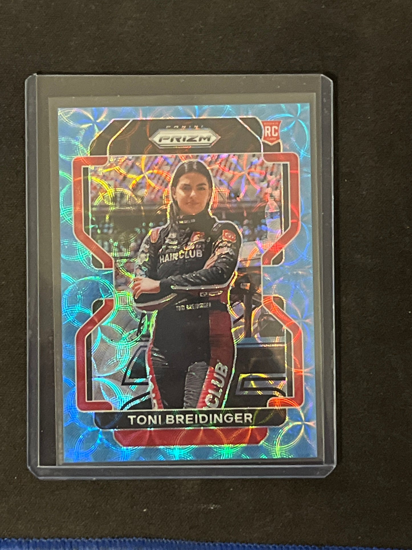 Toni Breidinger - 2022 Panini Prizm Racing NASCAR - Blue Scope LIMITED Prizm - exclusive print rookie card RC #27 of /99