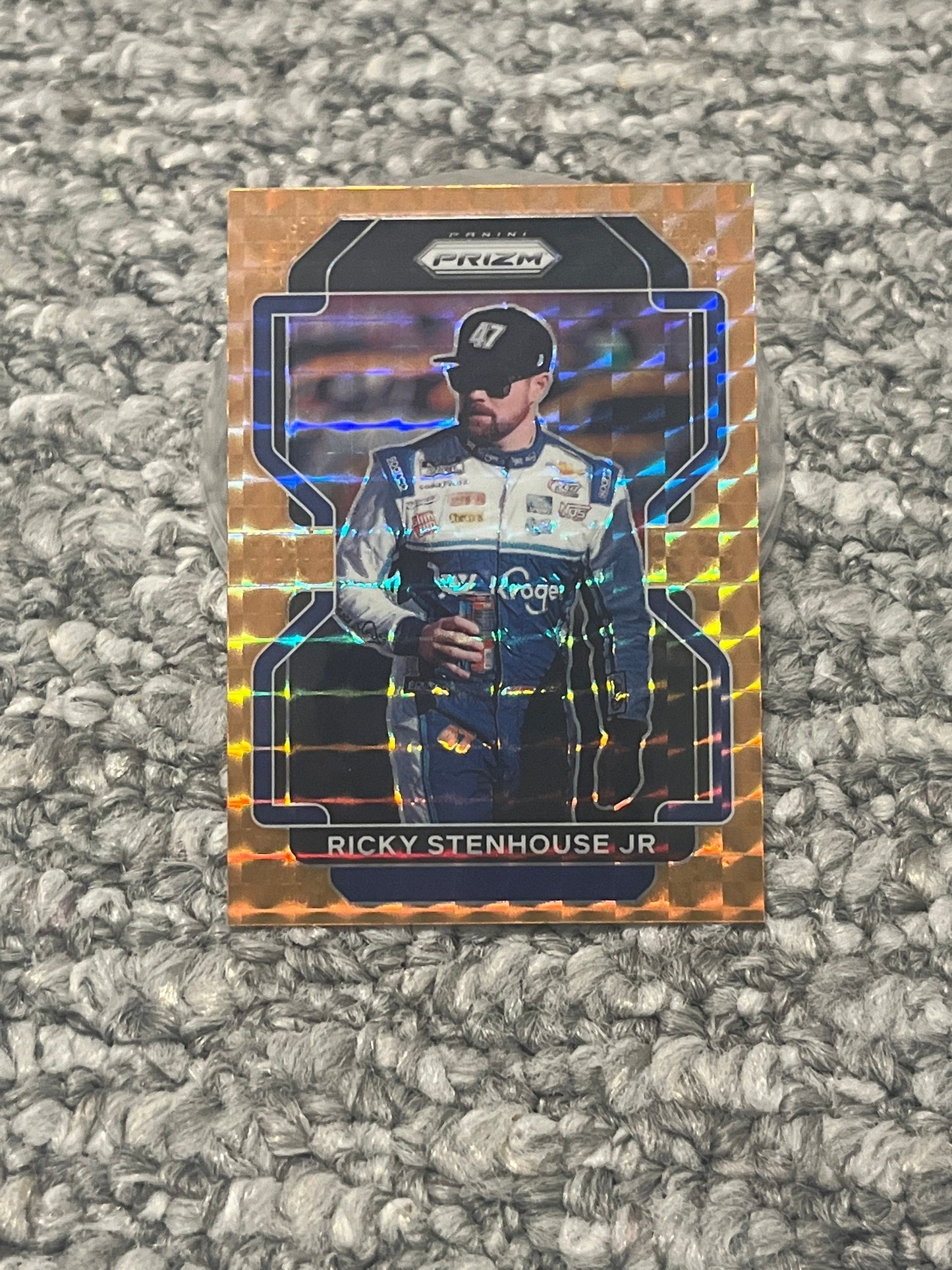 Ricky Stenhouse Jr - 2022 Panini Prizm Racing NASCAR - Orange Reactive Prizm - NASCAR racing card