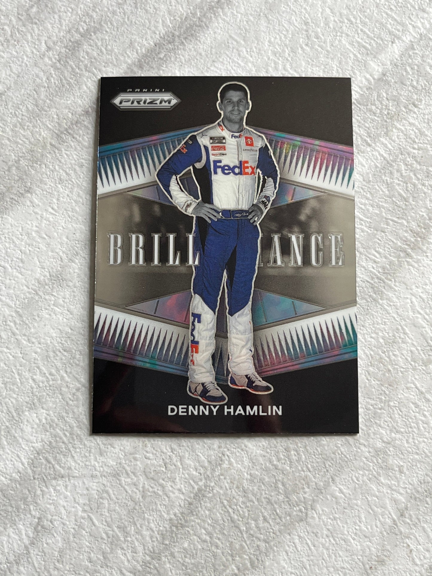 Denny Hamlin - 2022 Panini Prizm Racing NASCAR - Brilliance edition insert cards