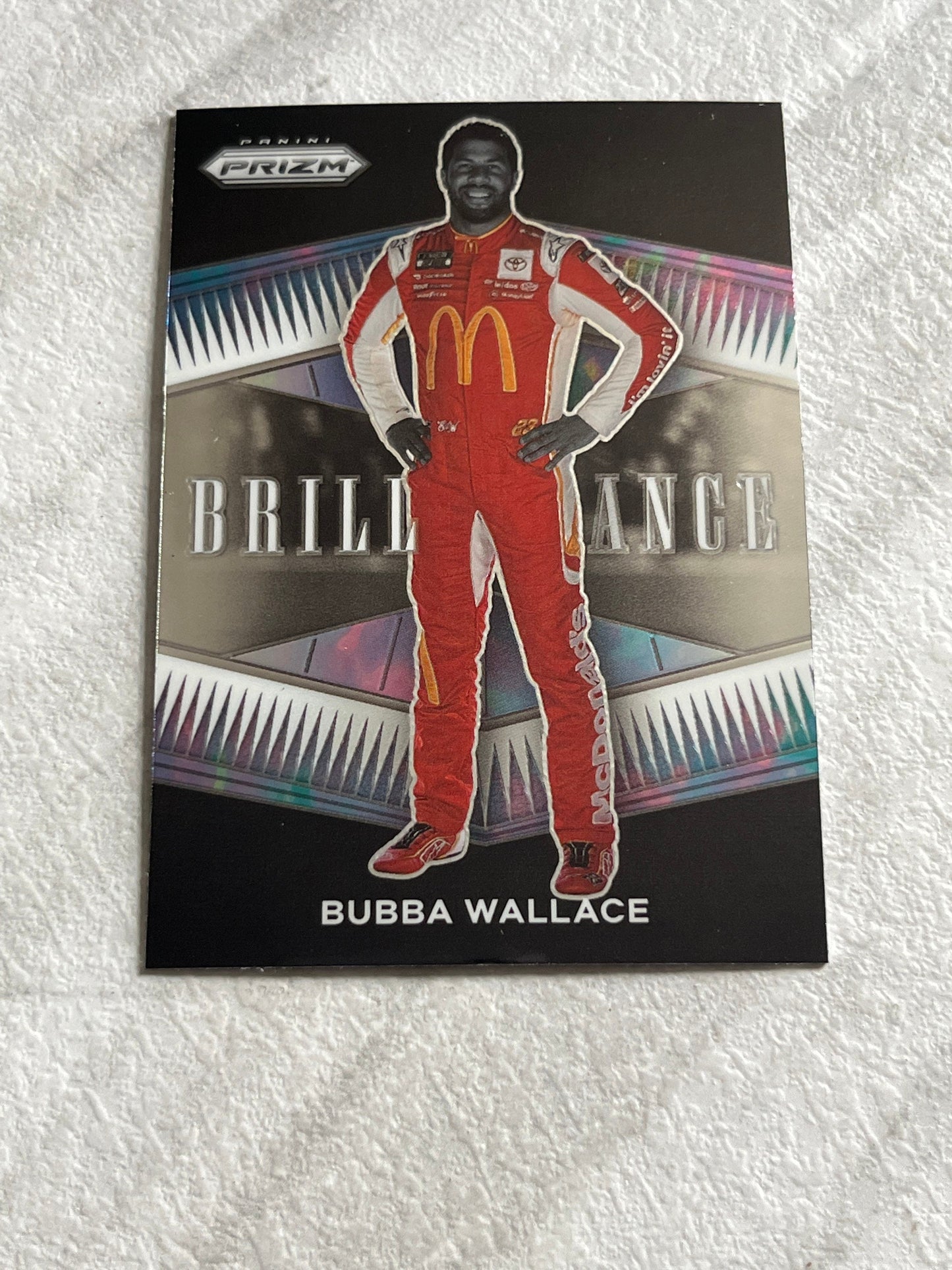 Bubba Wallace - 2022 Panini Prizm Racing NASCAR - Brilliance edition insert cards