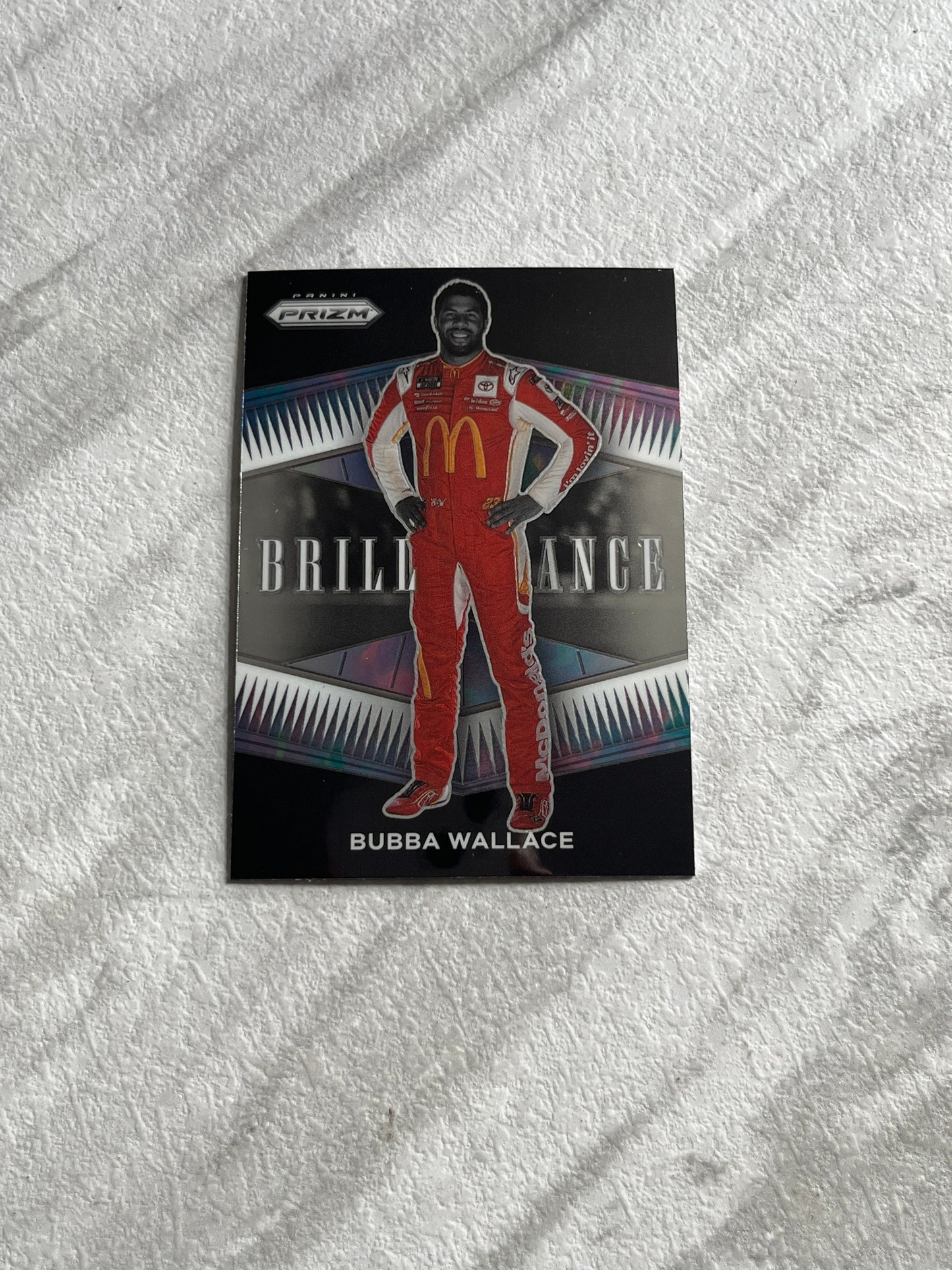 Bubba Wallace - 2022 Panini Prizm Racing NASCAR - Brilliance edition insert cards