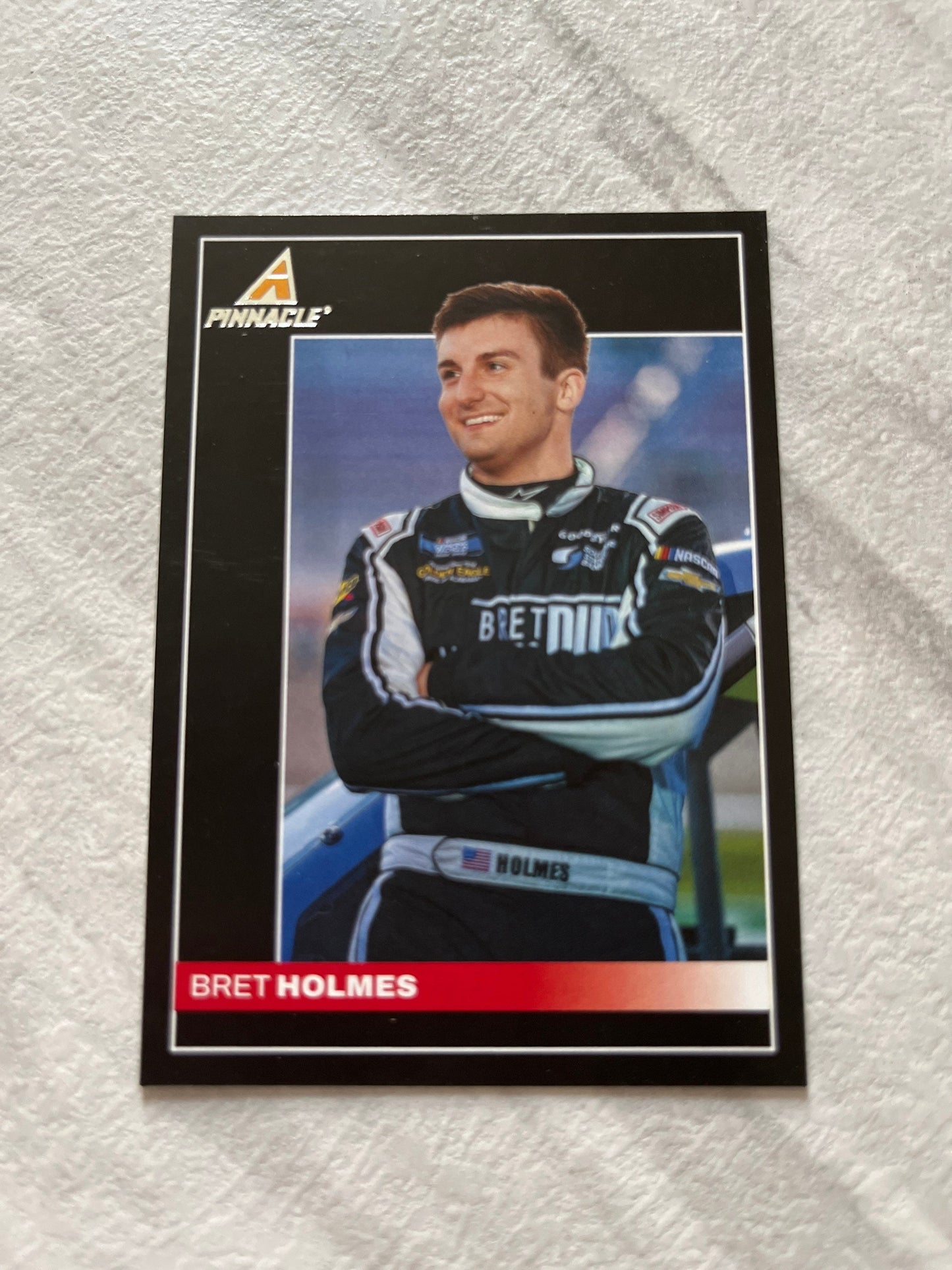 Bret Holmes - 2022 Panini Chronicles Pinnacle card #17 - NASCAR Racing cards