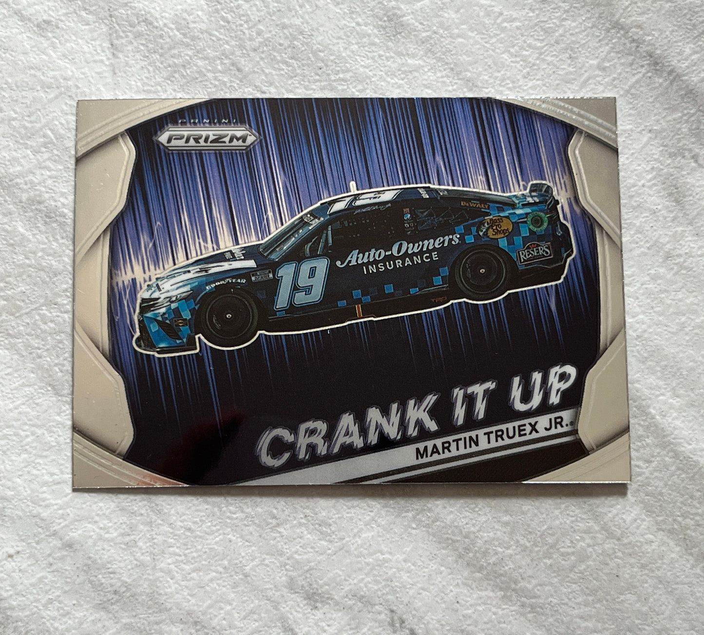 Martin Truex Jr - 2022 Panini Prizm Racing NASCAR Crank It Up #C-10 insert cards (car card)