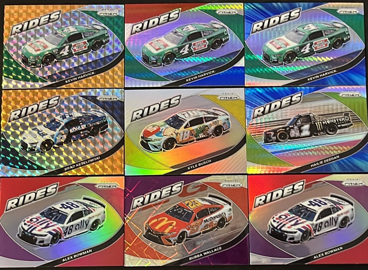 Pick a Card - 2022 Panini Prizm NASCAR Racing Rides EXCLUSIVE PARALLELS