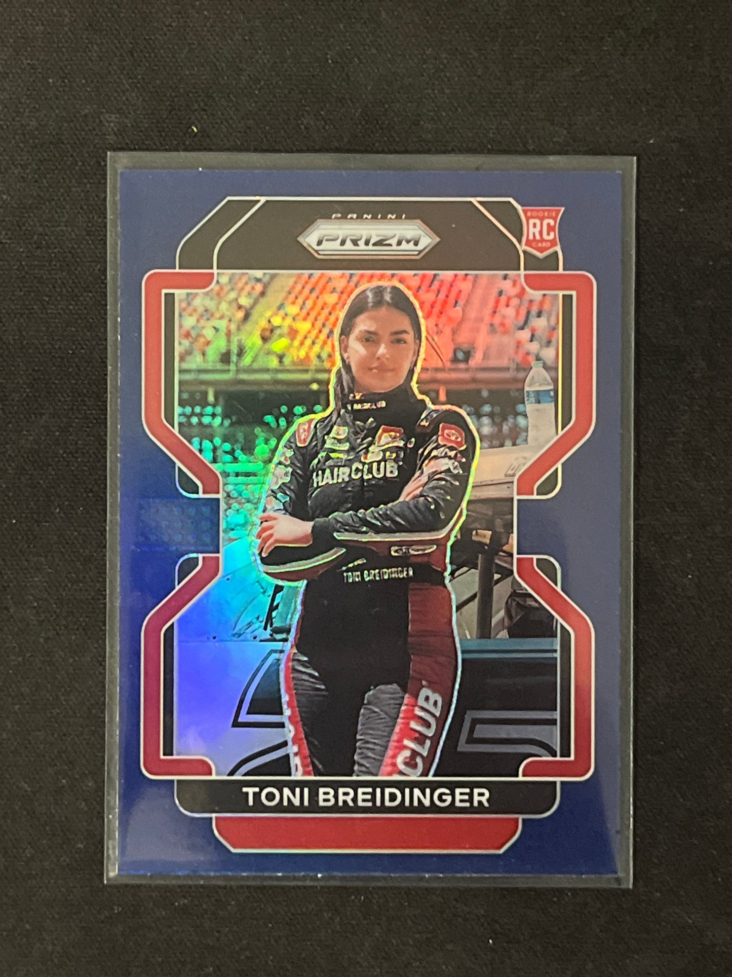 Toni Breidinger - 2022 Panini Prizm Racing NASCAR - Blue Prizm - NASCAR rookie card RC