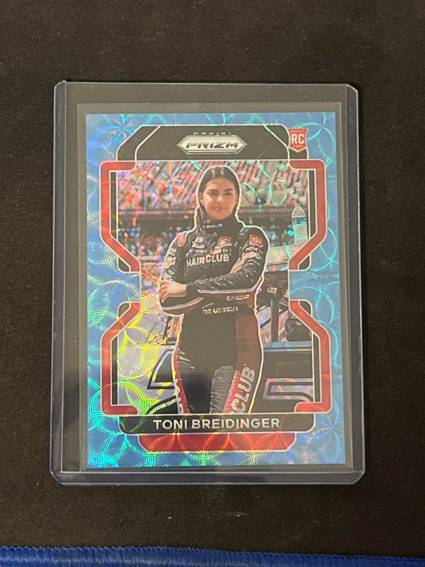 Toni Breidinger - 2022 Panini Prizm Racing NASCAR - Blue Scope LIMITED Prizm - exclusive print rookie card RC #27 of /99