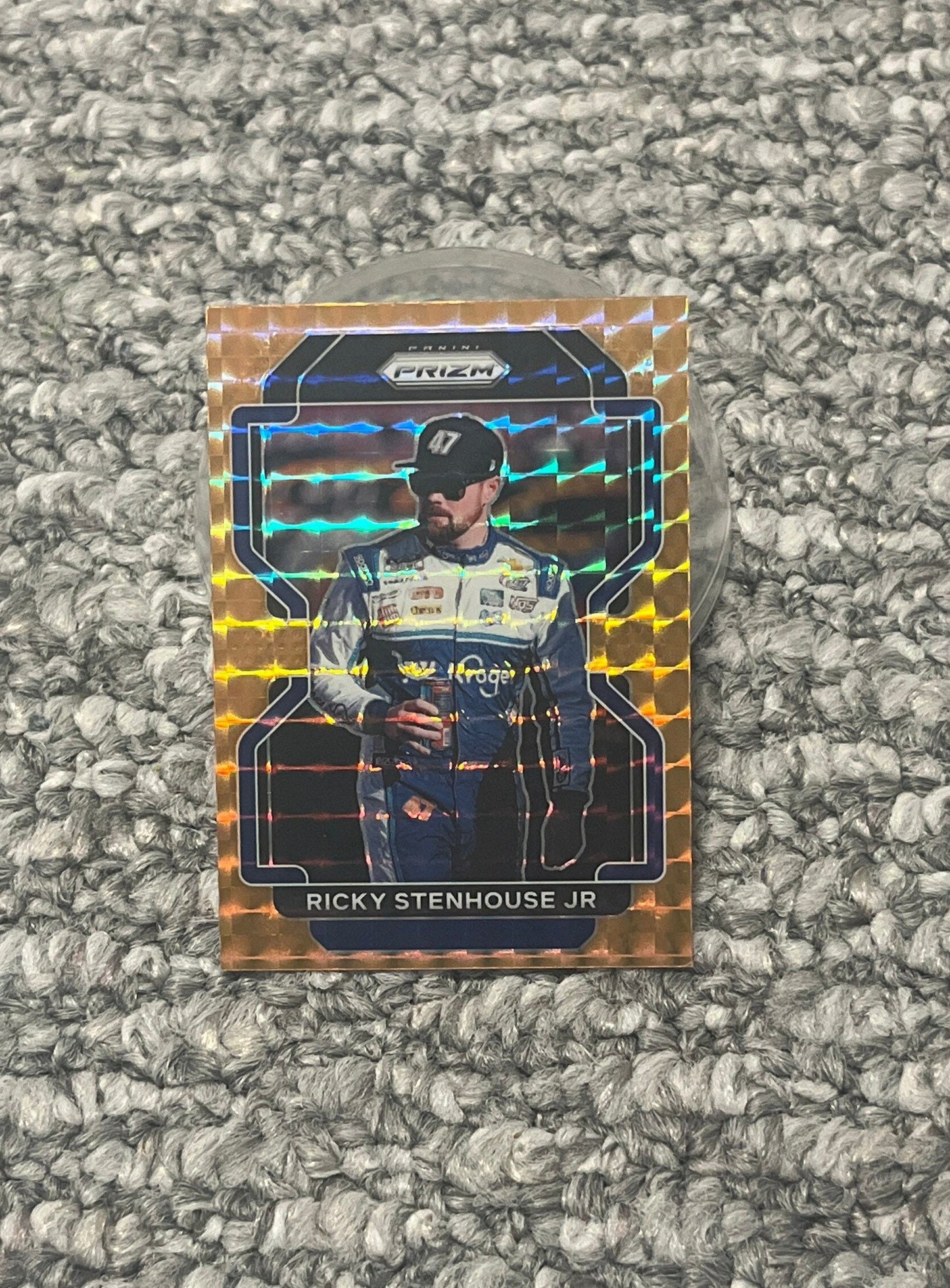 Ricky Stenhouse Jr - 2022 Panini Prizm Racing NASCAR - Orange Reactive Prizm - NASCAR racing card