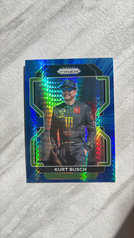 Kurt Busch - 2022 Panini Prizm NASCAR Racing BLUE Panini Prizm