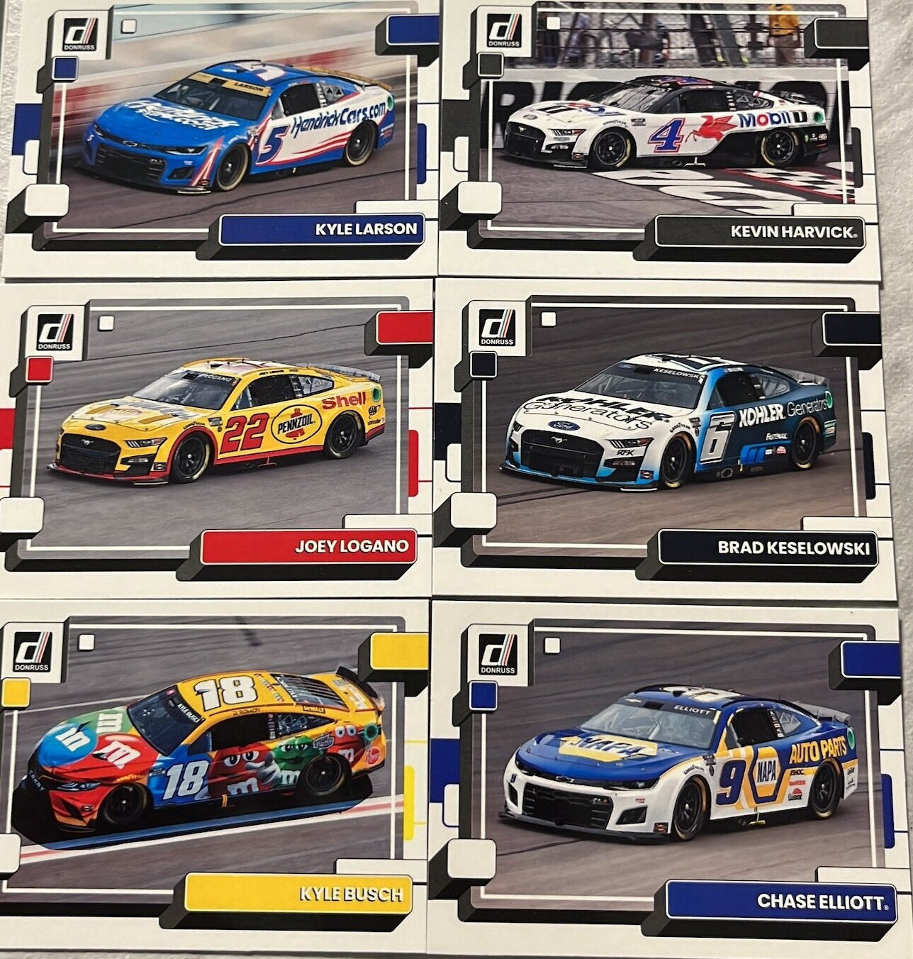 Pick a Card - 2023 NASCAR Donruss Racing insert Car Cards