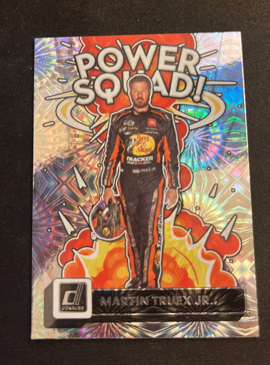 Martin Truex Jr. - 2023 Donruss Racing POWER Squad - Insert cards Silver Hologram HOLO - NASCAR Racing