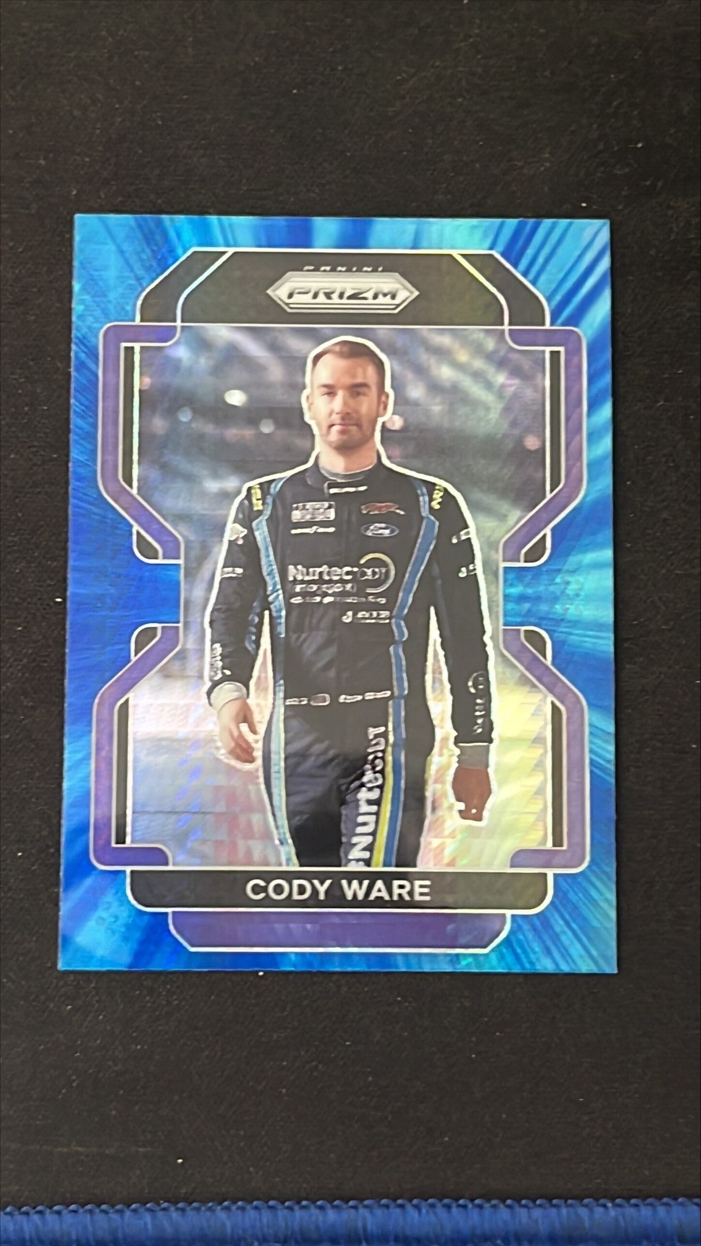 Cody Ware - 2022 Panini Prizm NASCAR Racing BLUE PRIZM