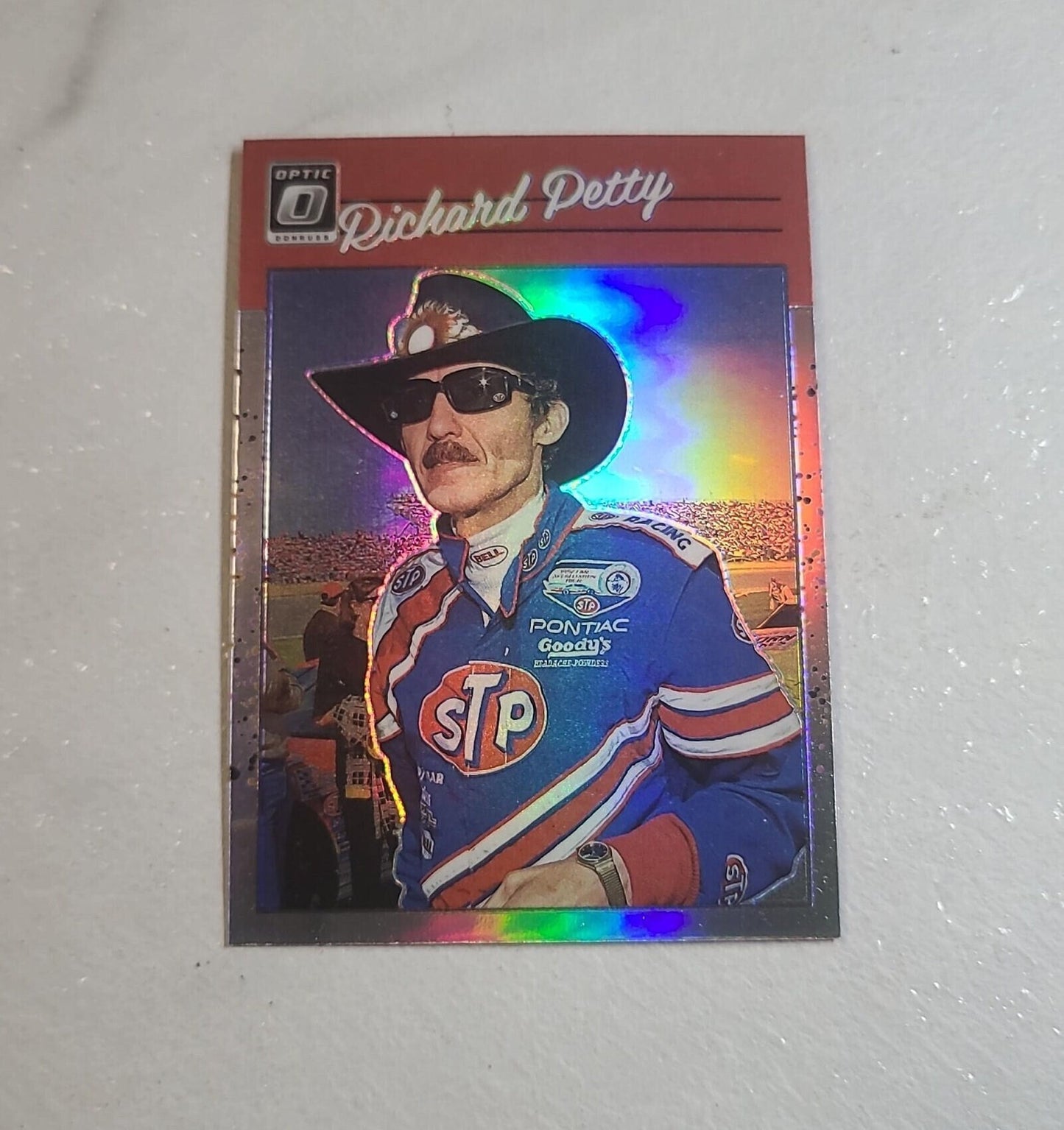 Richard Petty - 2023 NASCAR Donruss Racing Retro PRIZM silver halo