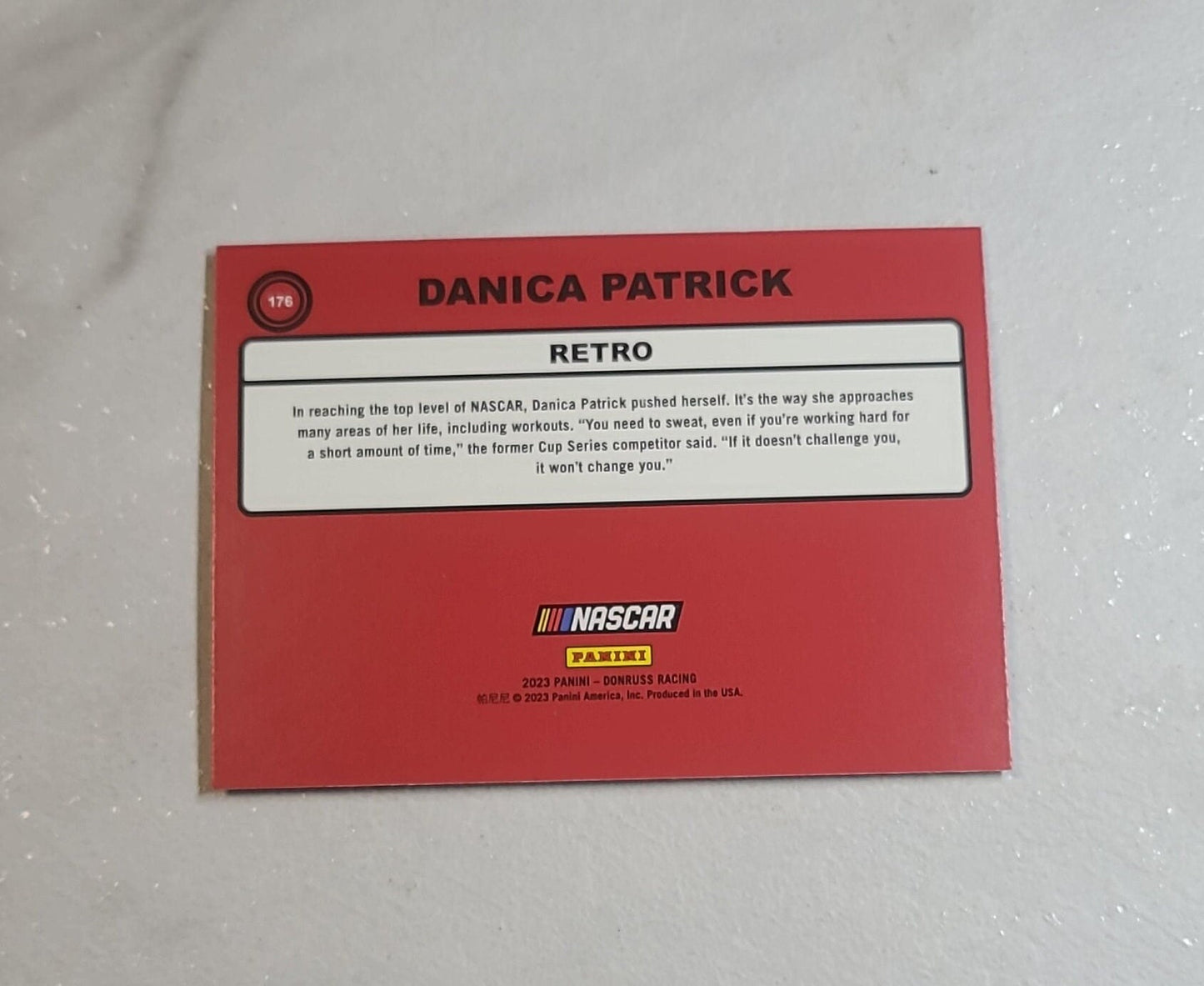 Danica Patrick - 2023 Donruss Racing Retro NASCAR card