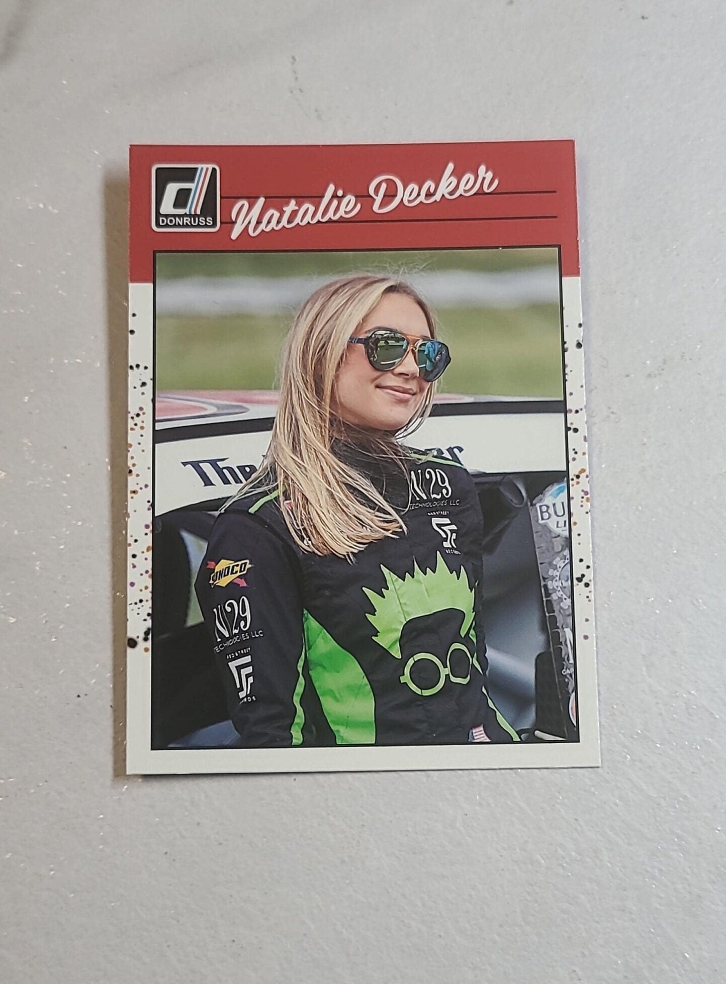 Natalie Decker - 2023 NASCAR Donruss Racing RETRO card by Panini