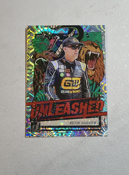 Kevin Harvick - 2023 Donruss Racing UNLEASHED Insert Series silver holo