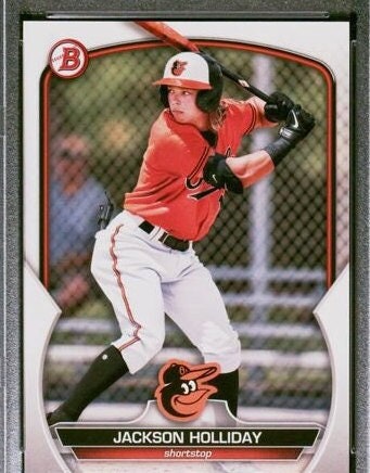 Jackson Holliday - 2023 Bowman Prospect #BP-20 Baltimore Orioles Rookie MLB Baseball card