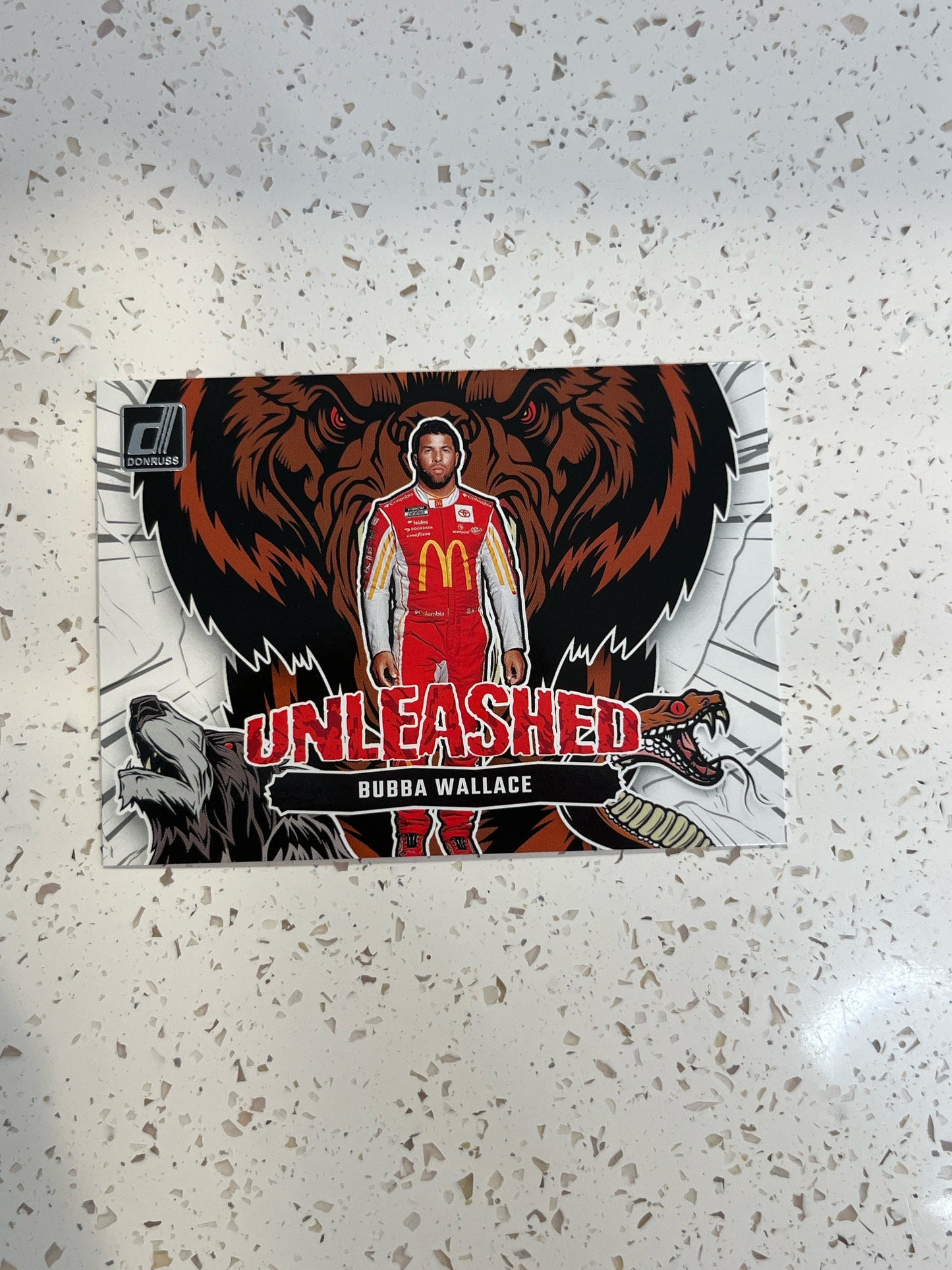 Bubba Wallace  - 2024 Donruss Racing UNLEASHED insert - NASCAR RACING - limited insert series